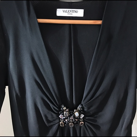 Valentino plunge midi dress - Picture 3 of 4